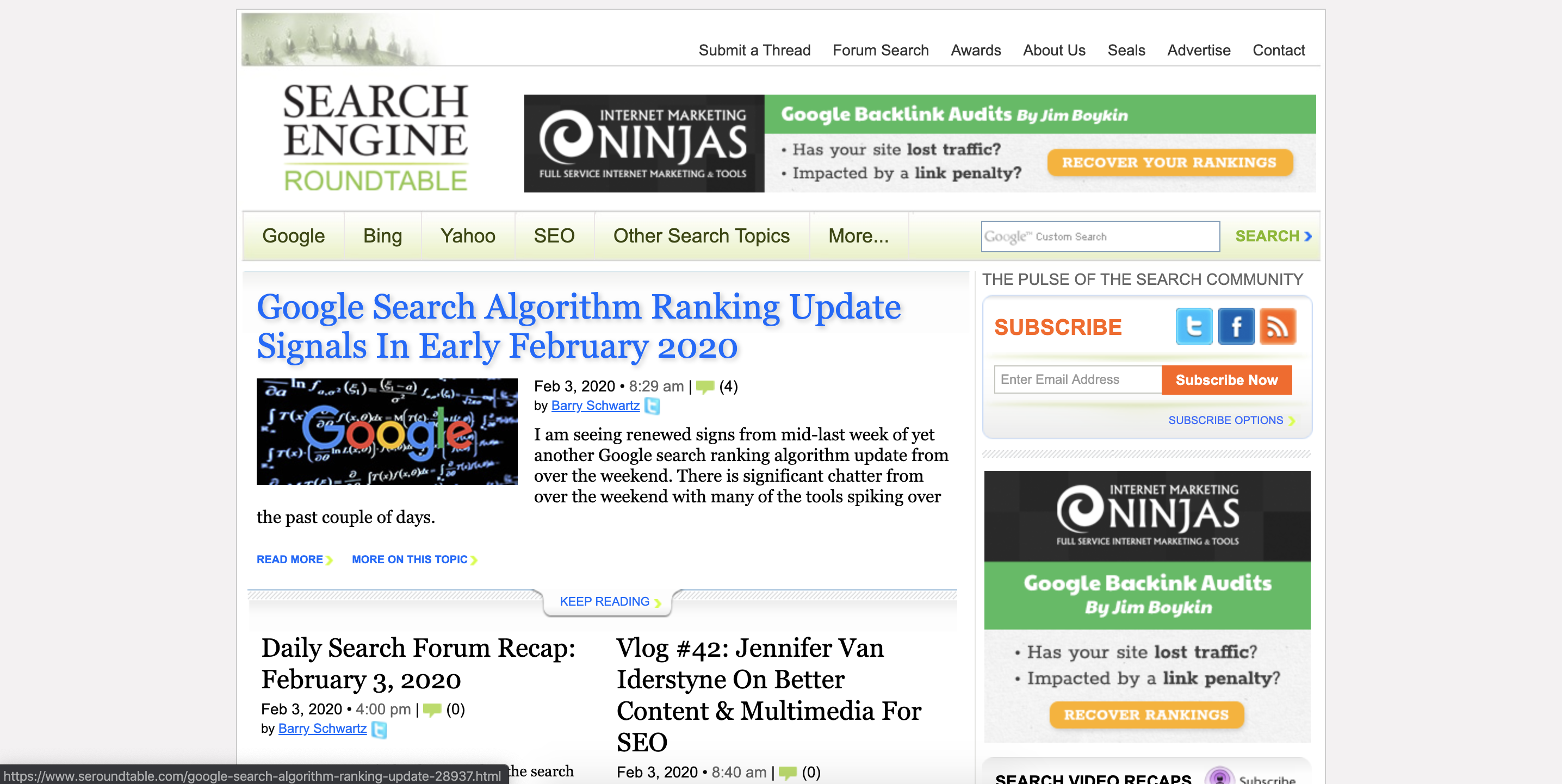 The 6 best SEO news sites marketers must bookmark in 2020 IMPACT